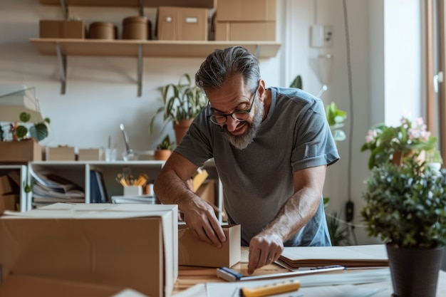 工作人员正在打包特殊尺寸行李