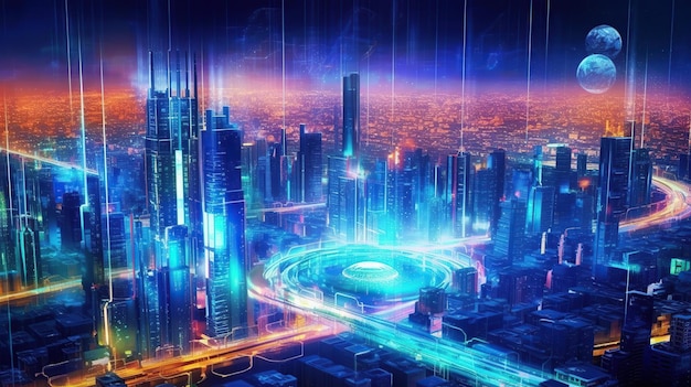 未来物流概念图