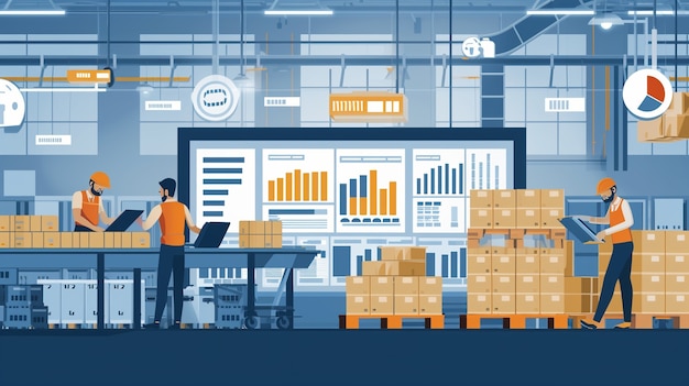 智能分拣机器人作业场景