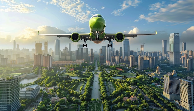 绿色货运飞机