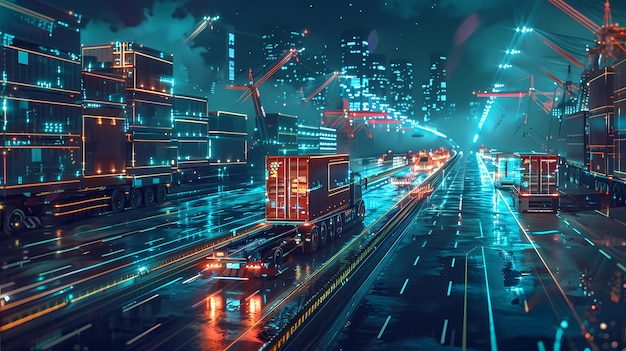 快递运输网络图